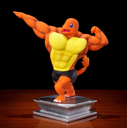 (Pre Order ) Pokémon Charmander Muscle Fitness (Gym Version)