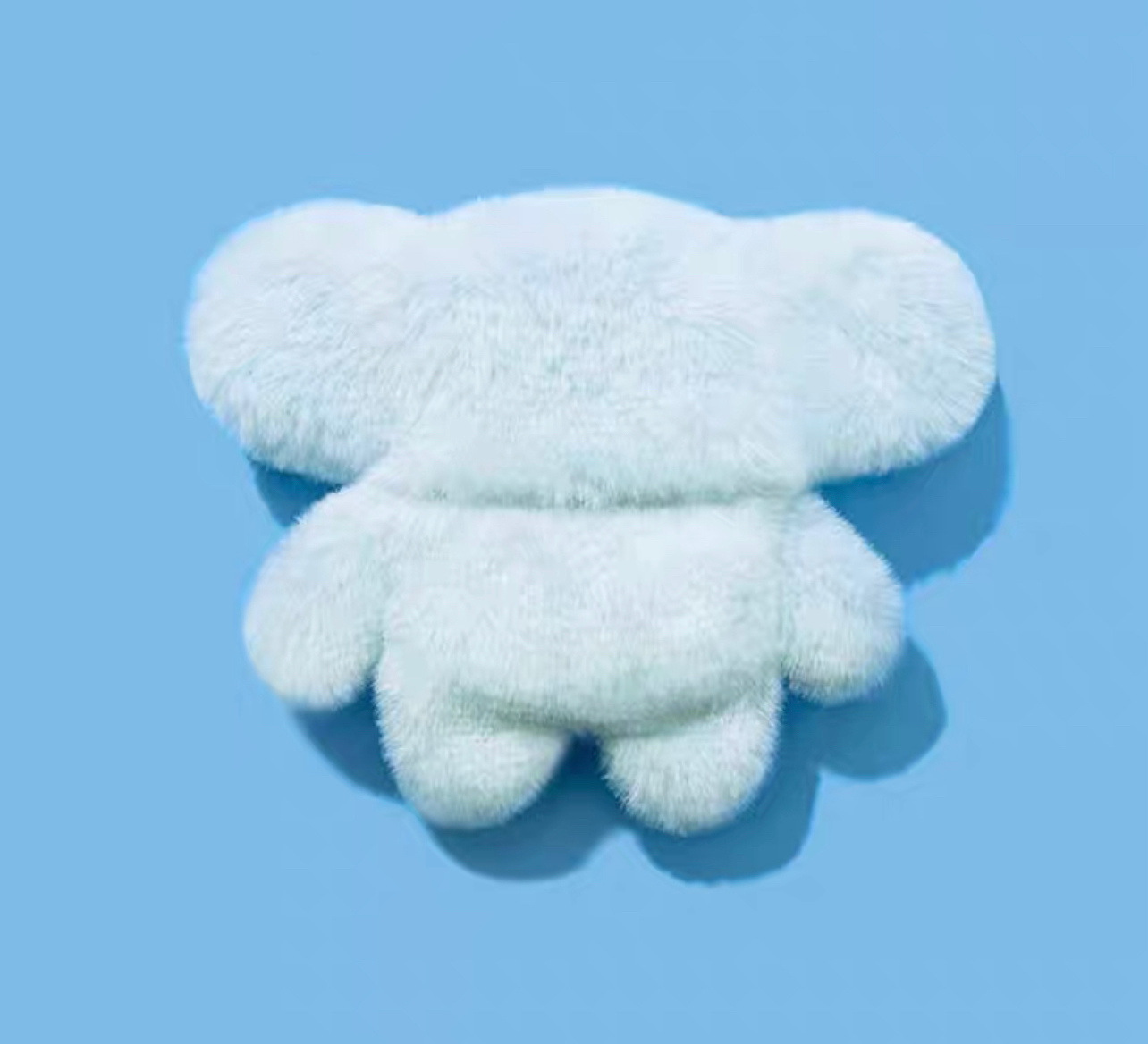 (Pre Order) Fluffy Plush Knitted Cute Elephant Light Blue AirPod Case