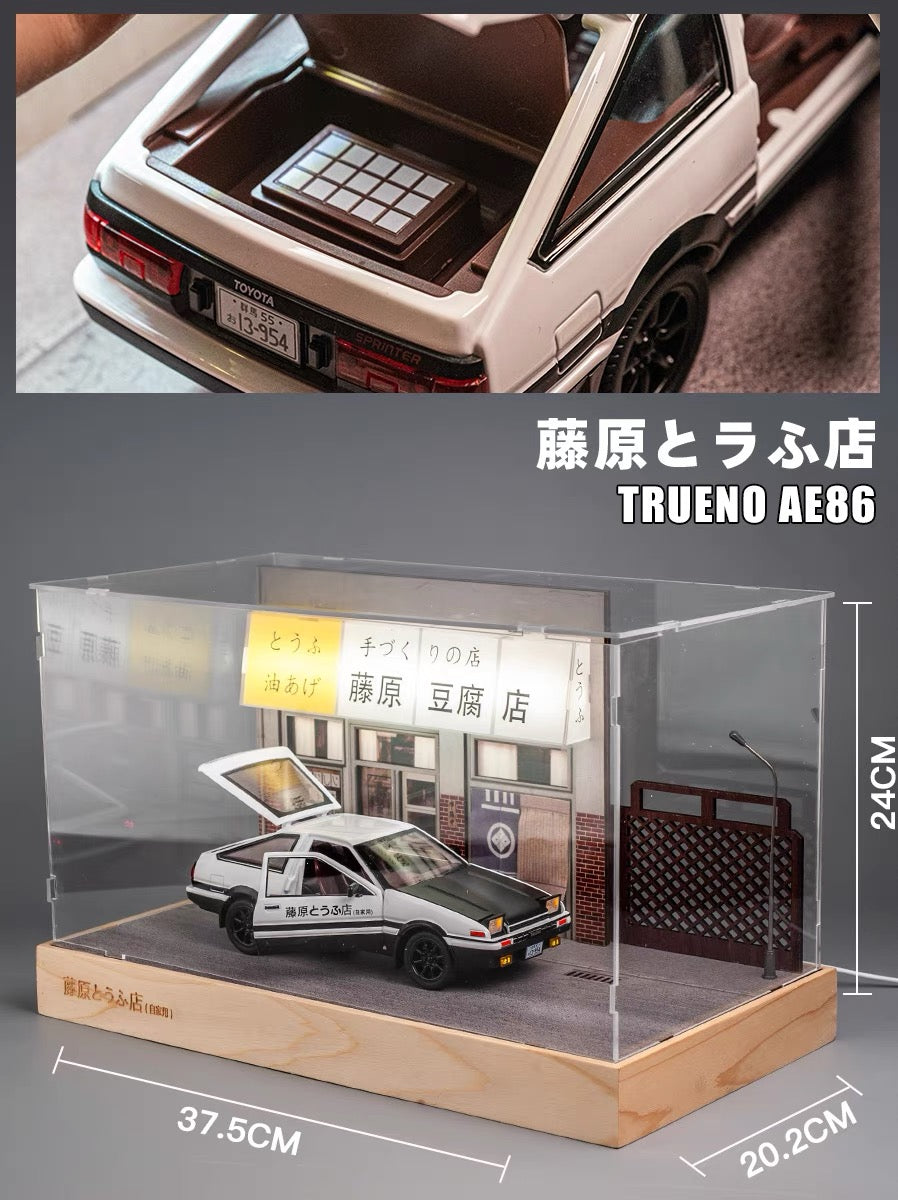 (Pre Order) AE86 Initial D Alloy Model - Tofu Shop Edition