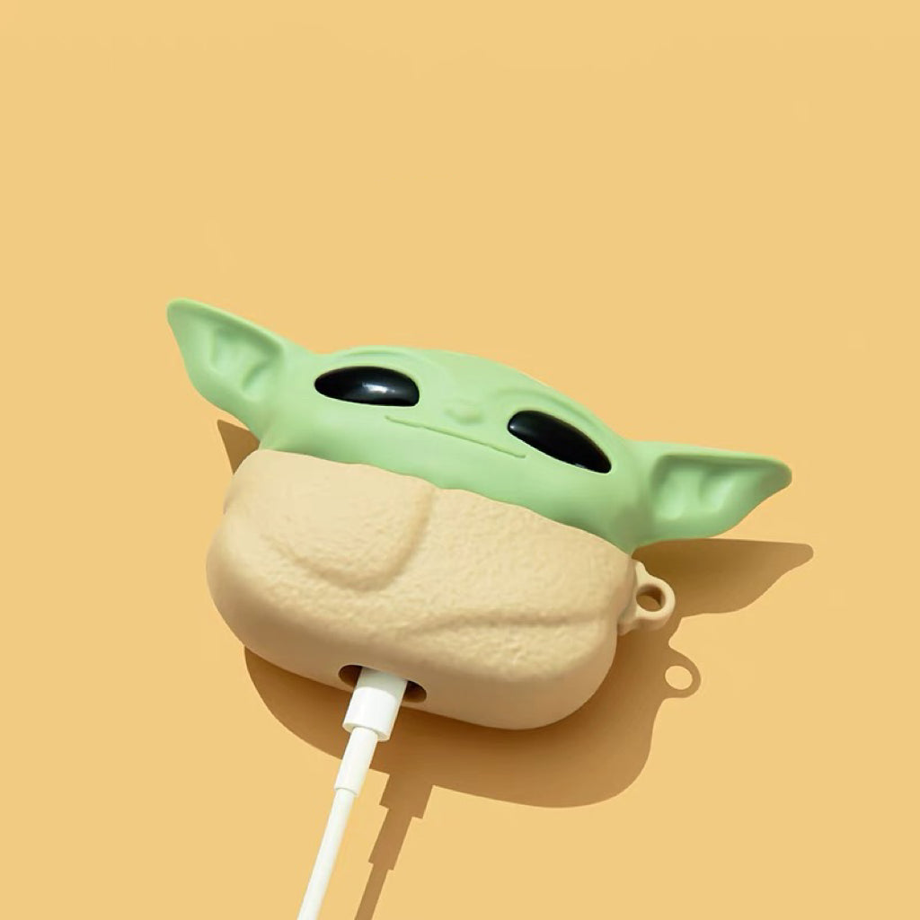 Starwar Yoda Design Cute Silicon AirPods Pro Case