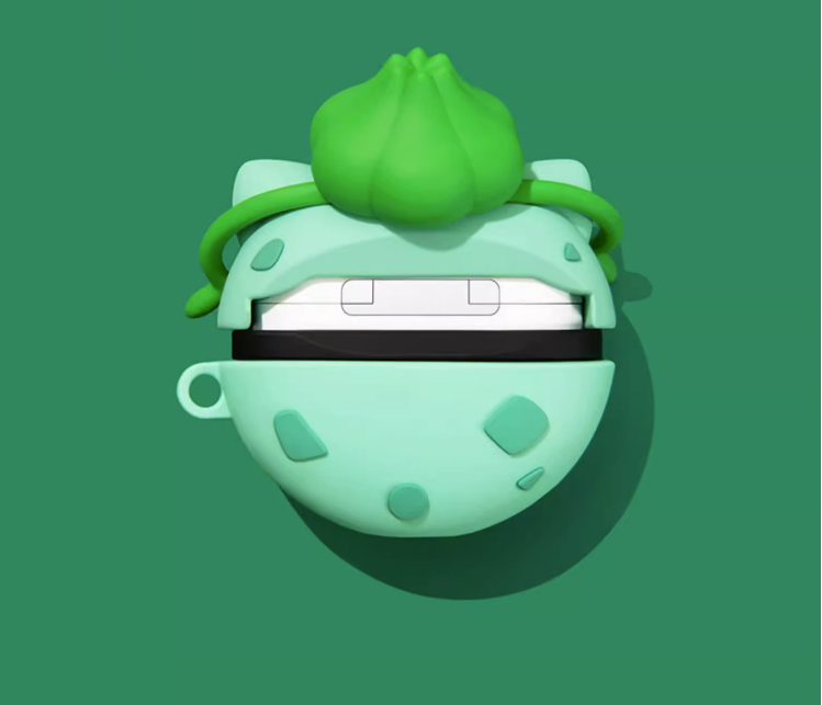 Pokemon Bulbasaur Design Cute Silicon AirPods Pro Case