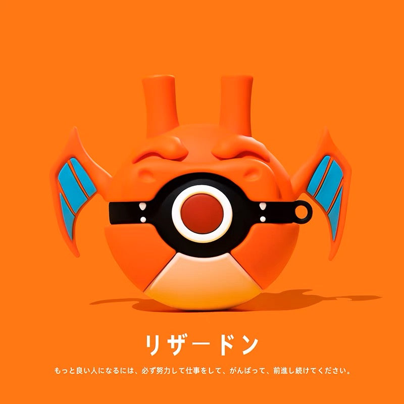 Pokemon Charizard PokeBall Design Cute Silicon AirPods Pro Case
