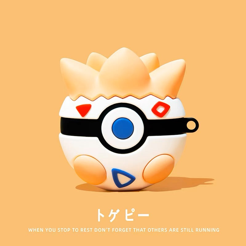 Pokemon Togepi PokeBall Design Cute Silicon AirPods Pro Case