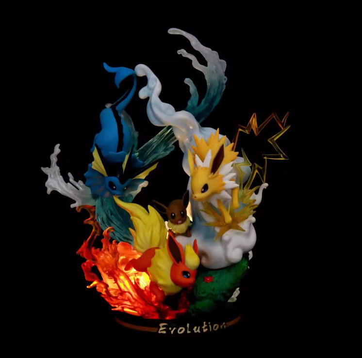(Pre Order ) Eevee Evolution Set with Glowing Effect