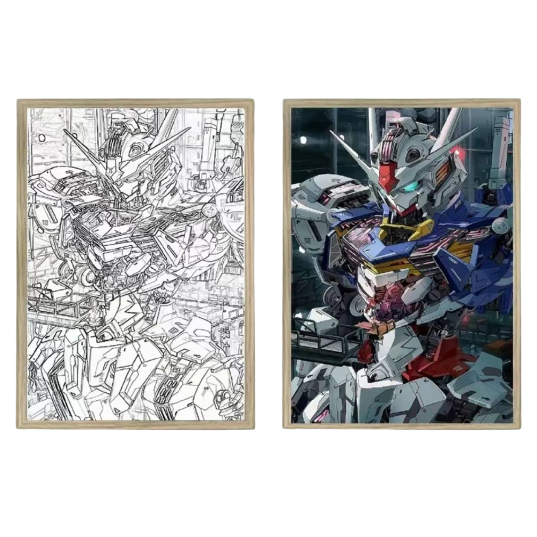 (Pre Order) Gundam LED Tri-Color ArtFrame GD01