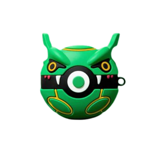 Pokemon Rayquaza Pokeball Design Cute Silicon AirPods Pro Case