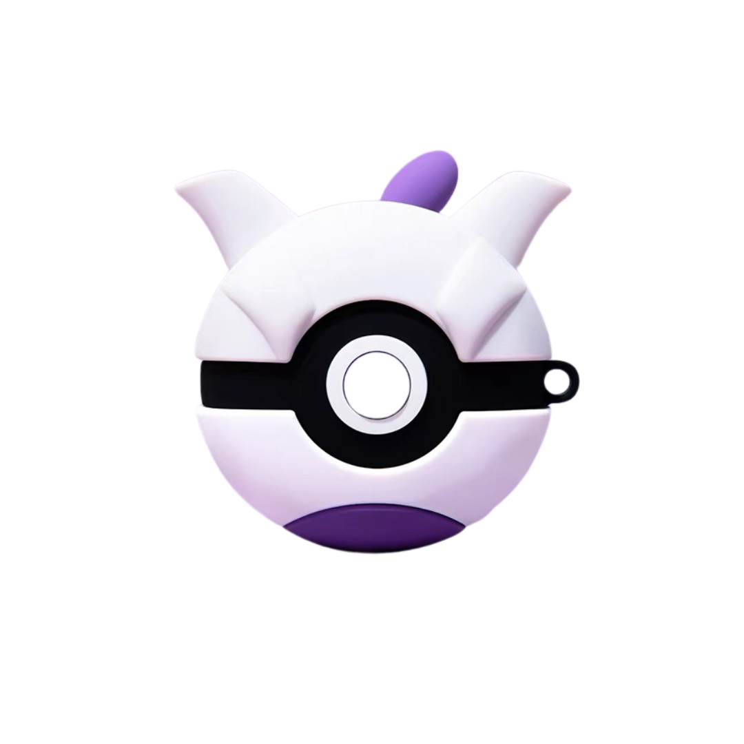 Pokemon Meotwo PokeBall Design Cute Silicon AirPods Pro Case